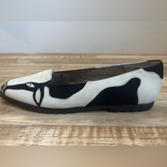 Vintage Donald Pliner Cow Print Loafers 🐄 - Picture 11 of 17